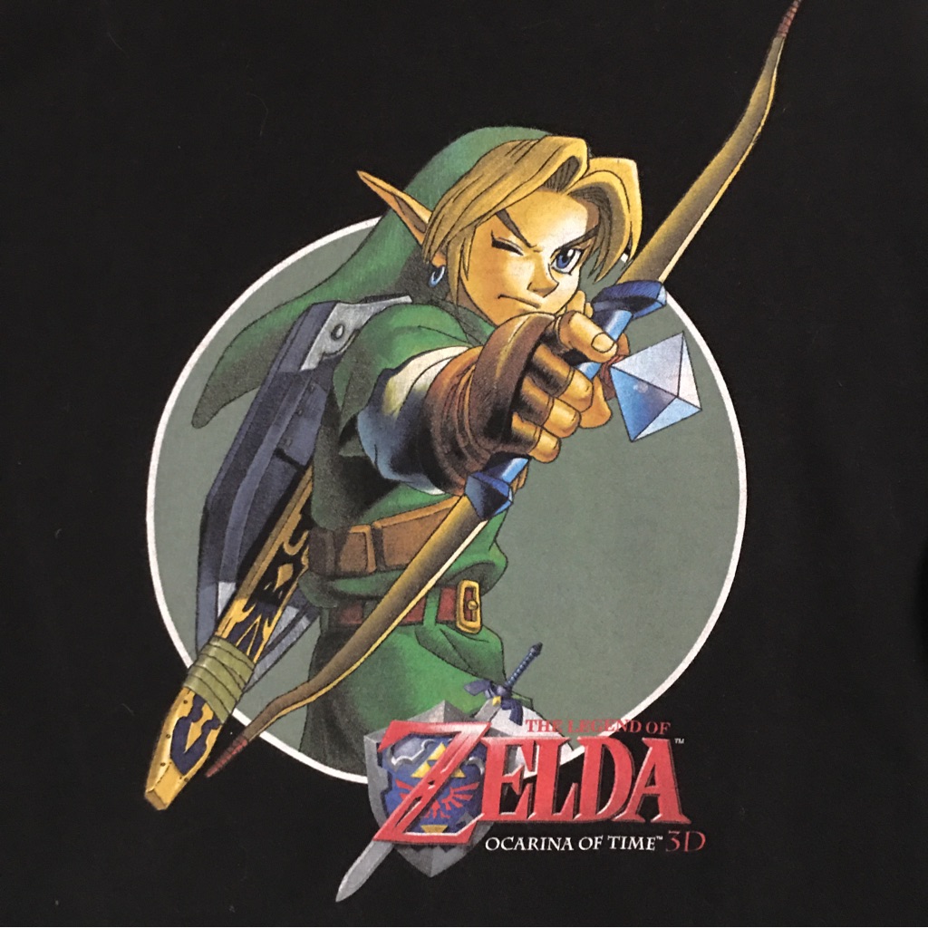 Tee Shirt The Legend Of Zelda Ocarina Of Time 3d Nintendo 36 Chest